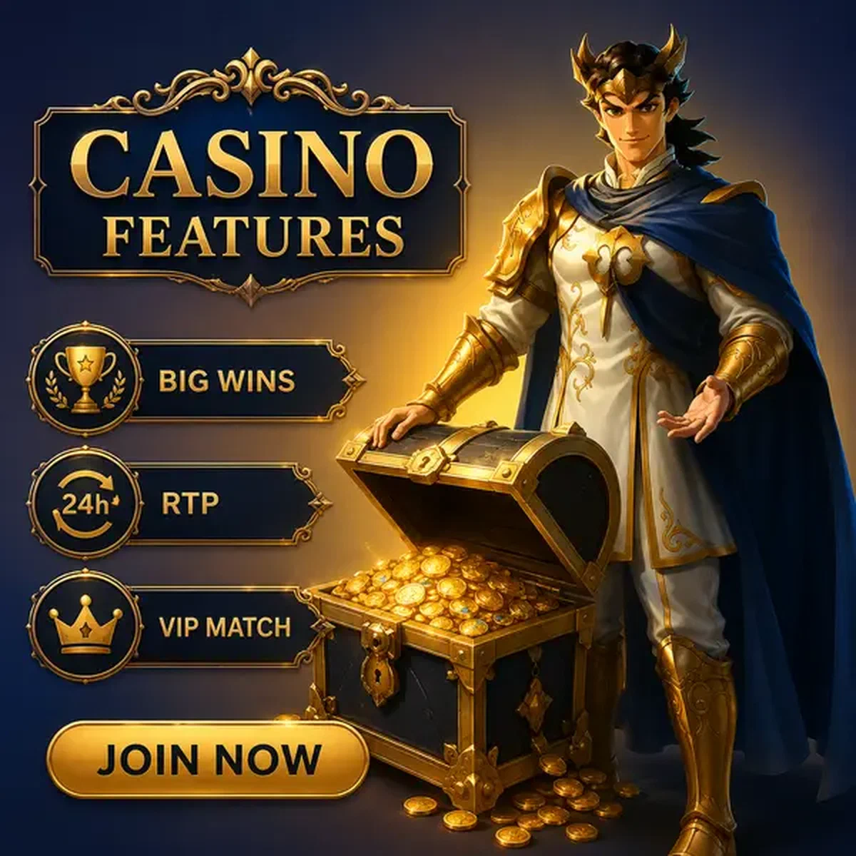 Elegancki książę ujawniający duże wygrane przy skrzyni skarbów BetOnRed Casino